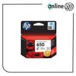 کارتریج جوهر افشان hp 650 رنگی اورجینال