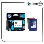 کارتریج جوهر افشان hp 22 رنگی طرح