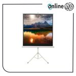 پرده نمایش پایه‌دار 1.8×1.8 متر